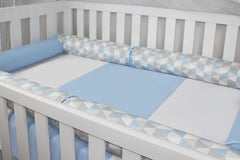 KIT ROLO - 06 PÇS - LOSANGO AZUL