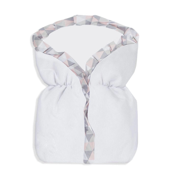 SACO DE BEBÊ - LOSANGO ROSA