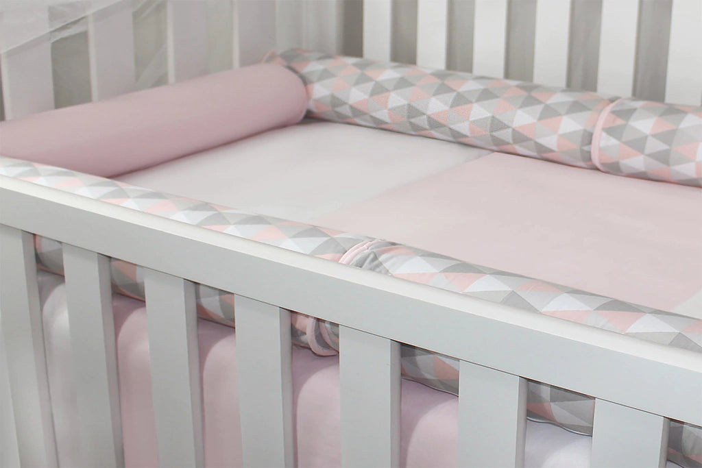 KIT ROLO - 06 PÇS - LOSANGO ROSA