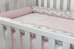 KIT ROLO - 06 PÇS - LOSANGO ROSA