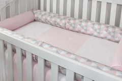 KIT ROLO - 06 PÇS - LOSANGO ROSA