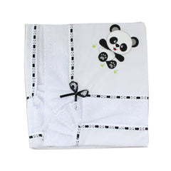 MANTA DE PIQUET C/ LASIE 100% ALGODÃO - PANDA