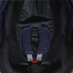 CONJUNTO COMPLETO BEBÊ CONFORTO - CAPOTA + APOIO + CAPA + PROTETOR DE CINTO AZUL MARINHO