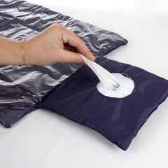 Trocador portátil plastificado - marinho