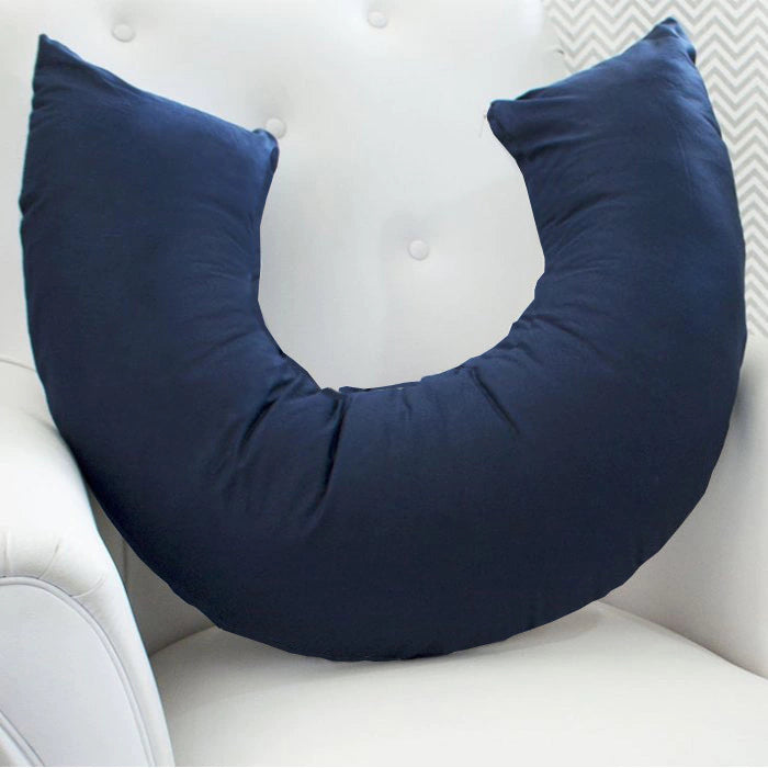 ALMOFADA DE AMAMENTAÇÃO - MARINHO COM CAQUI