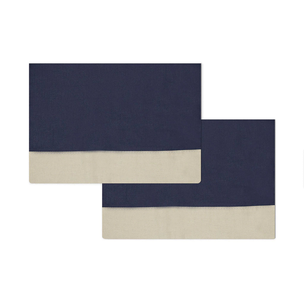 FRONHA ESTAMPADA - MARINHO COM CAQUI