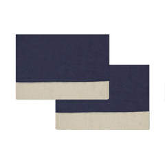 FRONHA ESTAMPADA - MARINHO COM CAQUI