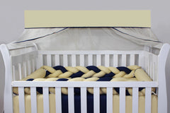 KIT DE BERÇO DUO - MARINHO COM CAQUI