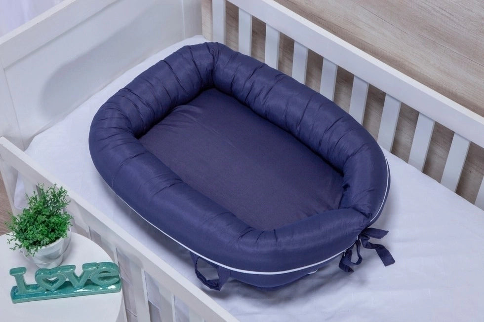 Ninho redutor 100% algodão algodão - azul marinho