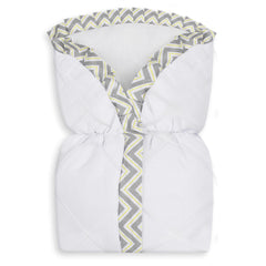 SACO DE BEBÊ - NERVURA CHEVRON AMARELO