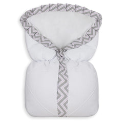 SACO DE BEBÊ - NERVURA CHEVRON ROSA