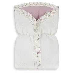 SACO DE BEBÊ - NERVURA FLORAL FERRUGEM