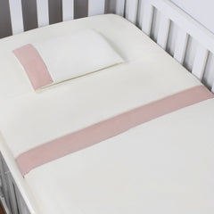 JOGO DE LENÇOL MINI BERÇO 03 PÇS - NUDE COM PALHA