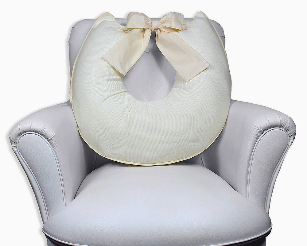 ALMOFADA DE AMAMENTAÇÃO LAÇO - PALHA