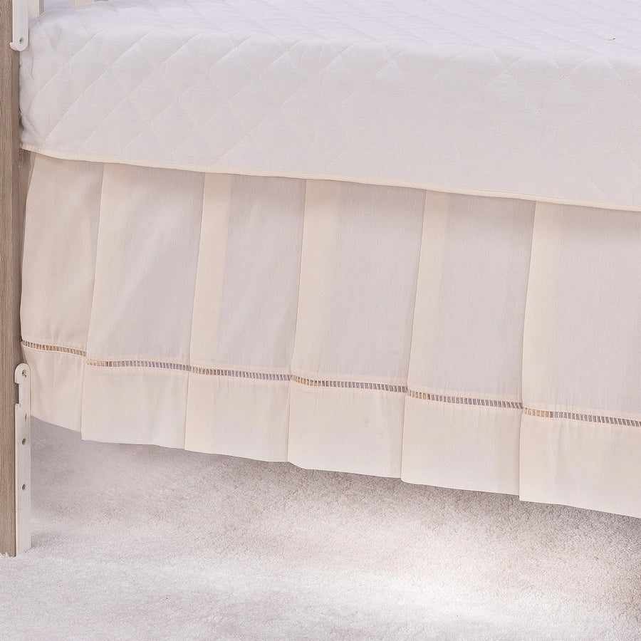 Saia de Berço Americano Ponto Palito Microfibra - Palha