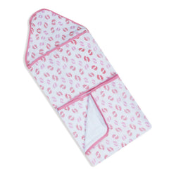 TOALHA C/ CAPUZ SOFT - PEZINHOS ROSA