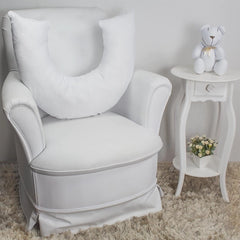 ALMOFADA DE AMAMENTAÇÃO - PIQUET BRANCO