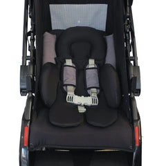 CONJUNTO COMPLETO BEBÊ CONFORTO - CAPOTA + APOIO + CAPA + PROTETOR DE CINTO PRETO