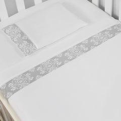 JG. DE LENÇOL AMERIC. 03 PÇ - PROVENÇAL CINZA