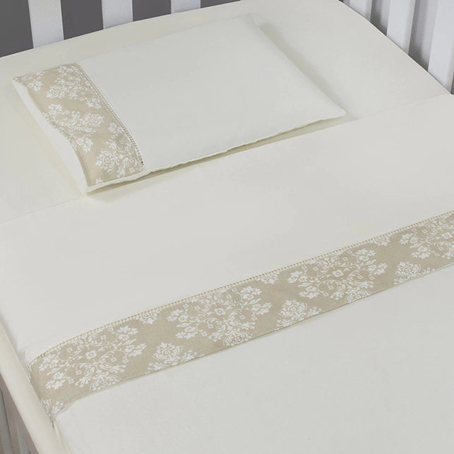 JG. DE LENÇOL AMERIC. 03 PÇS - PROVENÇAL DOURADO