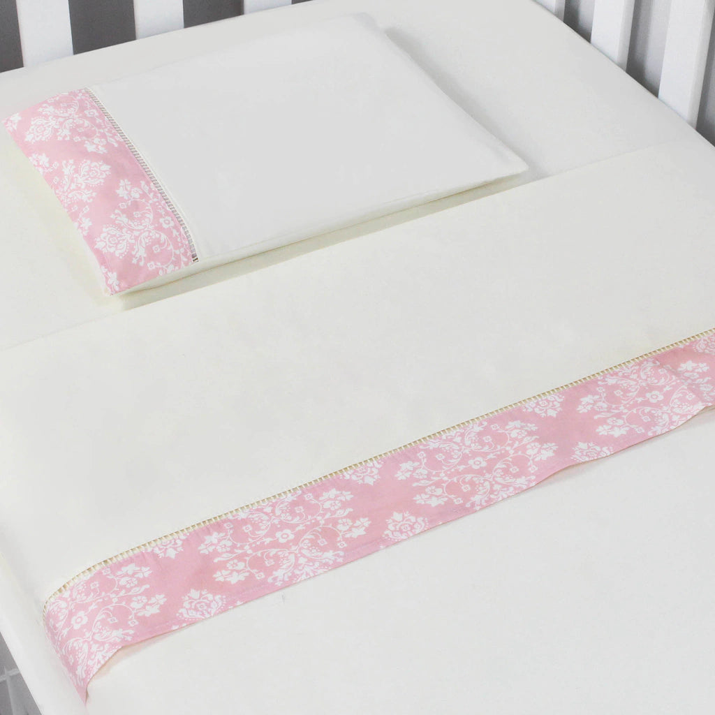 JG. DE LENÇOL AMERIC. 03 PÇS - PROVENÇAL ROSÊ