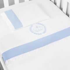 JG. DE LENÇOL AMERIC. 03 PÇS - REALEZA AZUL