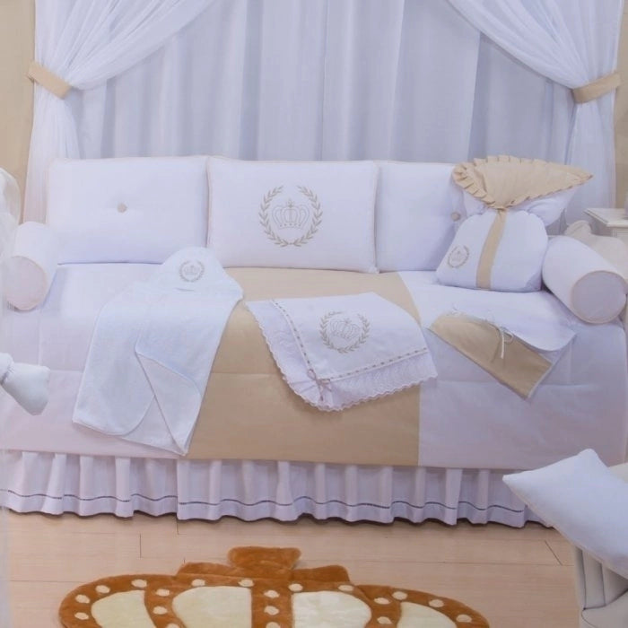 KIT BICAMA 06 PÇS 100% ALG. - REALEZA CAQUI