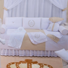 KIT BICAMA 06 PÇS 100% ALG. - REALEZA CAQUI