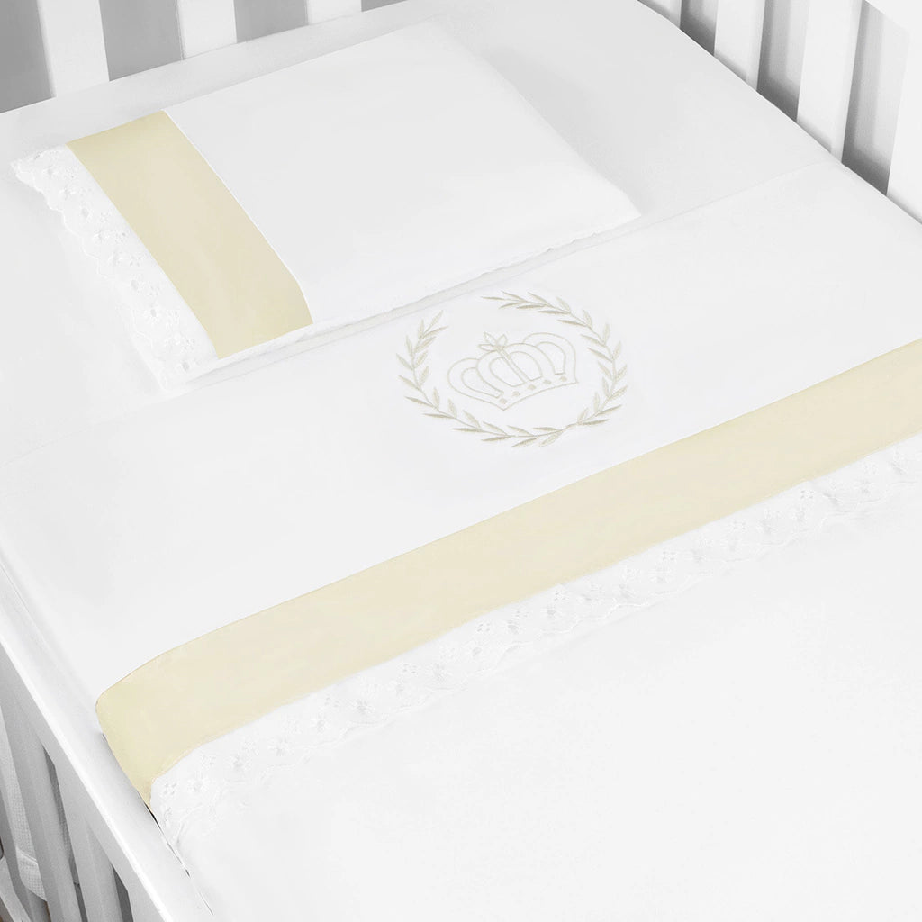 JG. DE LENÇOL AMERIC. 03 PÇS - REALEZA CAQUI