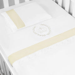 JG. DE LENÇOL AMERIC. 03 PÇS - REALEZA CAQUI