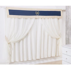 CORTINA DE VOIL - REALEZA MARINHO COM CAQUI