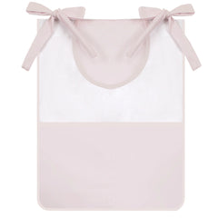 PORTA TRECO INDIVIDUAL - ROSA COM BRANCO