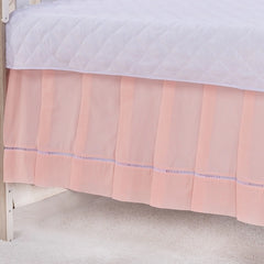 Saia de Berço Americano Ponto Palito 100% Algodão - Salmão