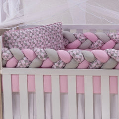 KIT BERÇO SLIM 08 PEÇAS 100% ALGODÃO - AMORA