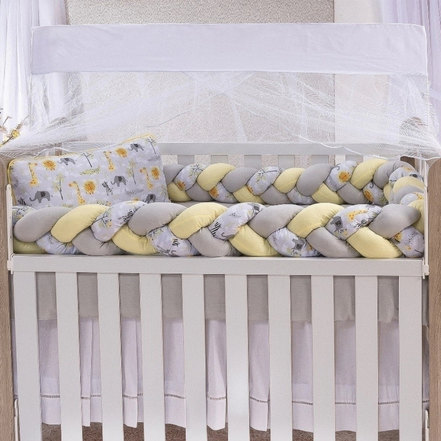 KIT BERÇO SLIM 08 PEÇAS 100% ALGODÃO - BICHINHOS