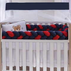 KIT BERÇO SLIM 08 PEÇAS 100% ALGODÃO - MARINHEIRO