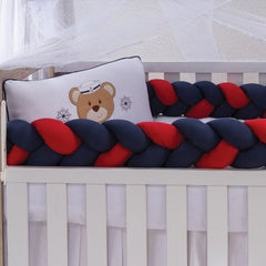 KIT BERÇO SLIM 08 PEÇAS 100% ALGODÃO - MARINHEIRO