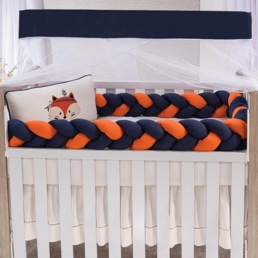 KIT BERÇO SLIM 08 PEÇAS 100% ALGODÃO - RAPOSA