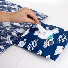 Trocador portátil plastificado - sonho marinho