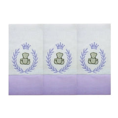 BABETE BORDADA 03 PÇS - THED