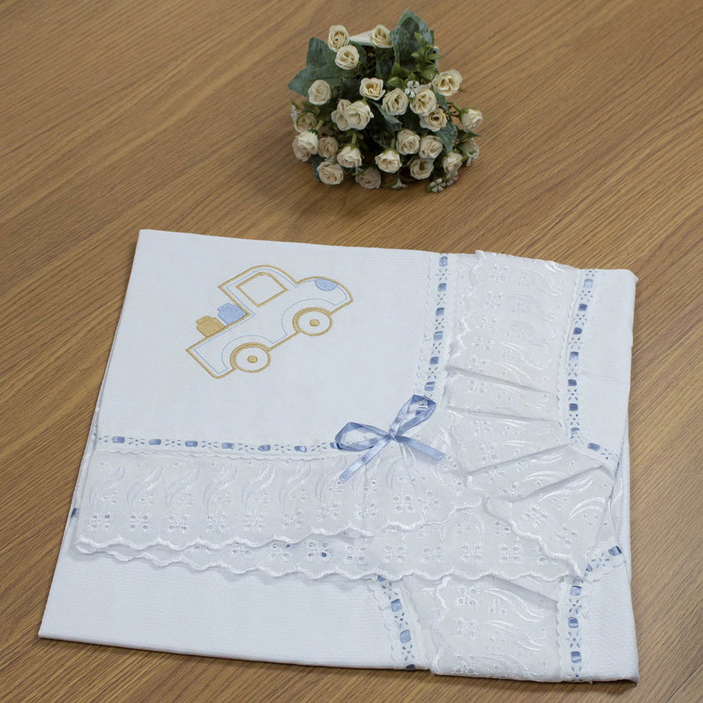 MANTA DE PIQUET C/ LASIE 100% ALGODÃO - TRANSPORTE