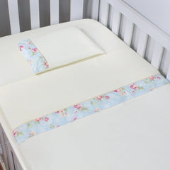 JG. DE LENÇOL AMERIC. 03 PÇ - URSA REALEZA FLORAL