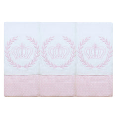 BABETE BORDADA 03 PÇS - URSA REALEZA