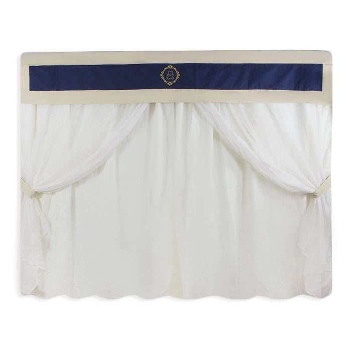 CORTINA DE VOIL - URSO ARABESCO DOURADO