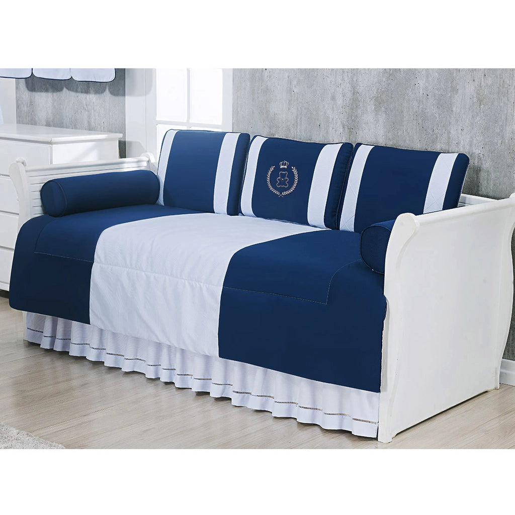 KIT BICAMA 06 PÇS 100% ALG. - URSO IMPERIAL MARINHO