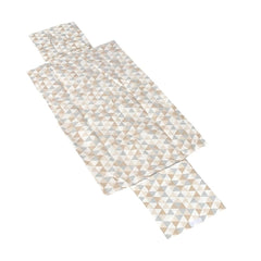 Trocador portátil plastificado - urso triangulo bege