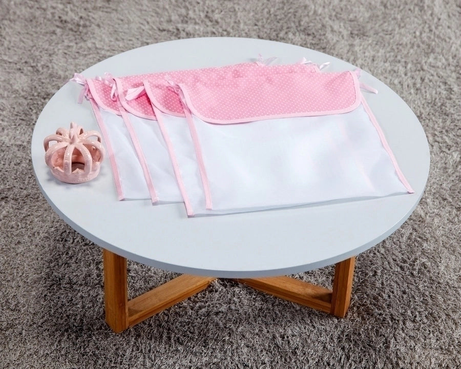 jogo de saquinho maternidade 4 peças - rosa