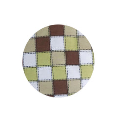 COLCHONETE PORTÁTIL C/ MOSQUETEIRO - XADREZ VERDE