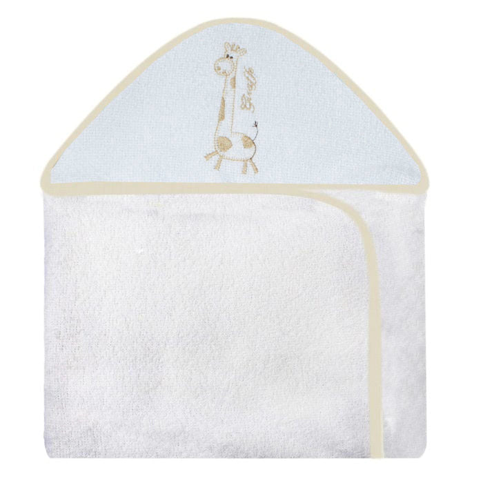 TOALHA COM CAPUZ ESTAMPADA - ZÔO PALHA